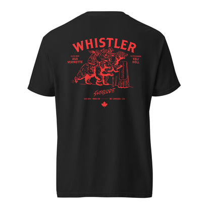 SHREDDIT TEE - WHISTLER EDITION - BLACK